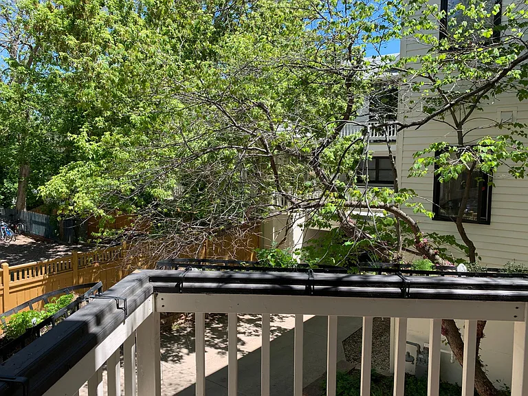 Back balcony