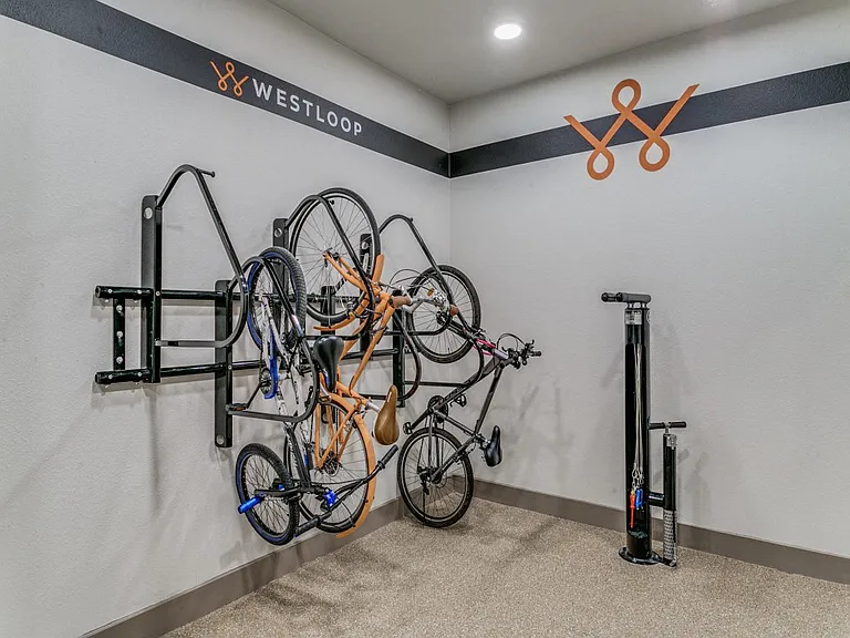 Bike storage and repair station