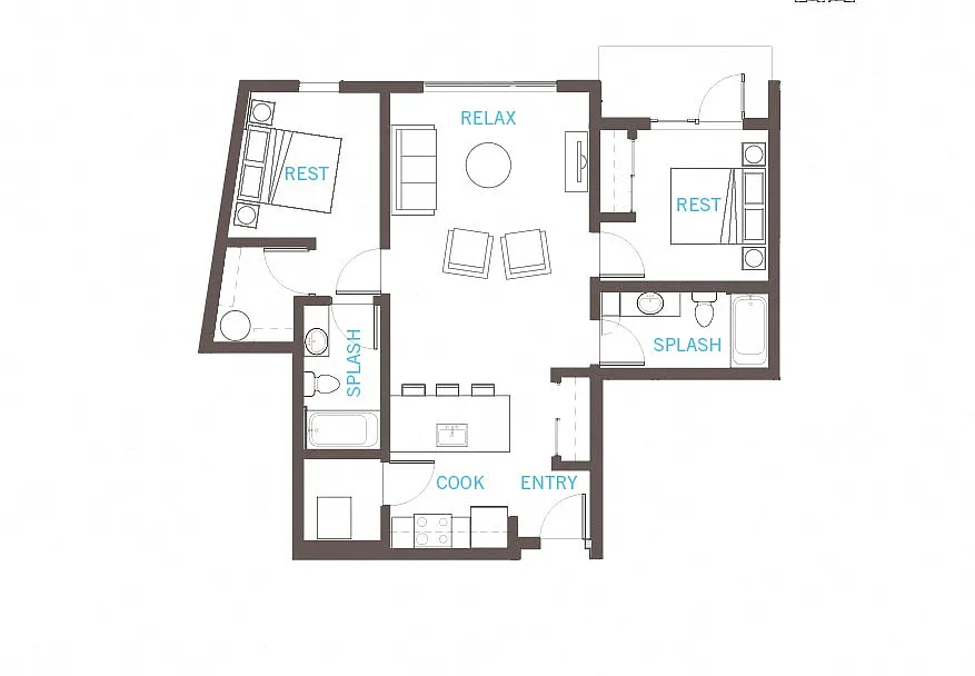 Floor plan B3