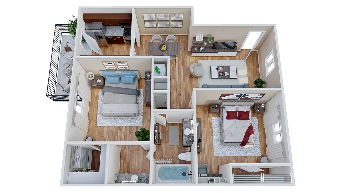 Floor plan B2