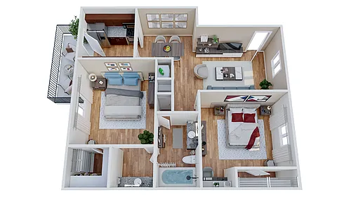 Floor plan B2