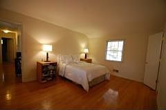 Master Bedroom - hardwood floor, walk-in closet