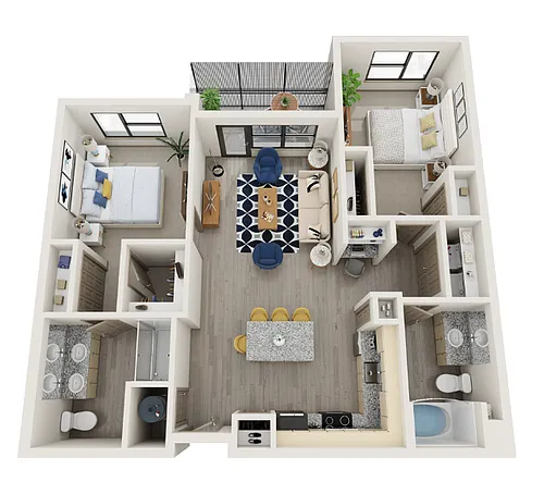 Floor plan B1