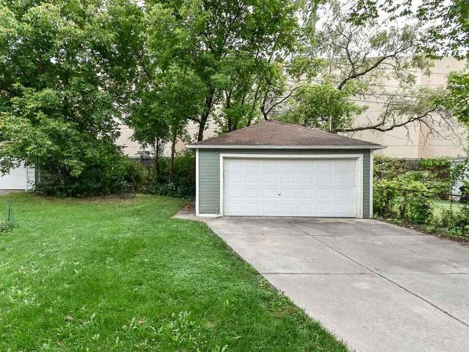 Garage and yard