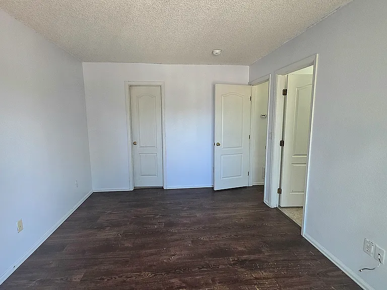 Primary bedroom as seen from deck