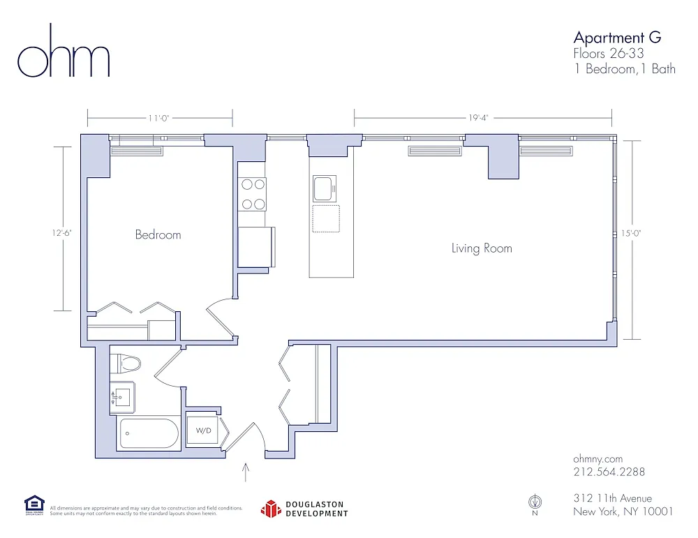 Photo 2 of 25 - 312 11th Ave #28G - Manhattan, NY Building Photo - 312 11th Ave #28G