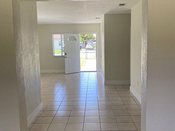 View from Florida room to front door.