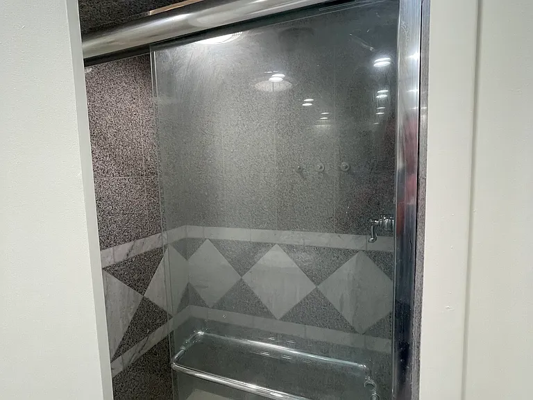 Master shower.