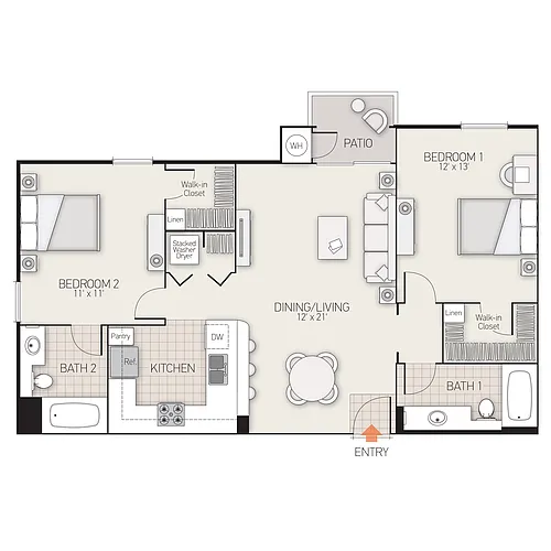 Floor plan Plan E