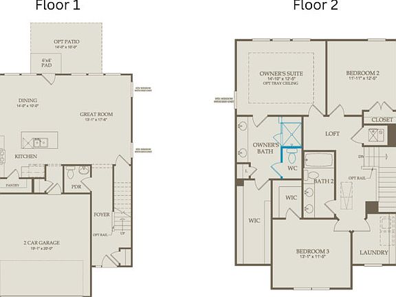 Floor Plan Level 1 Level 2