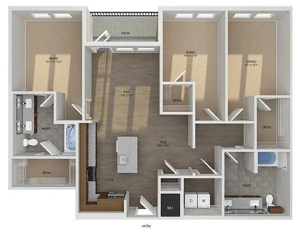 Floor plan C01