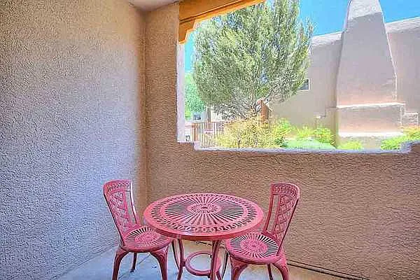 Private patio