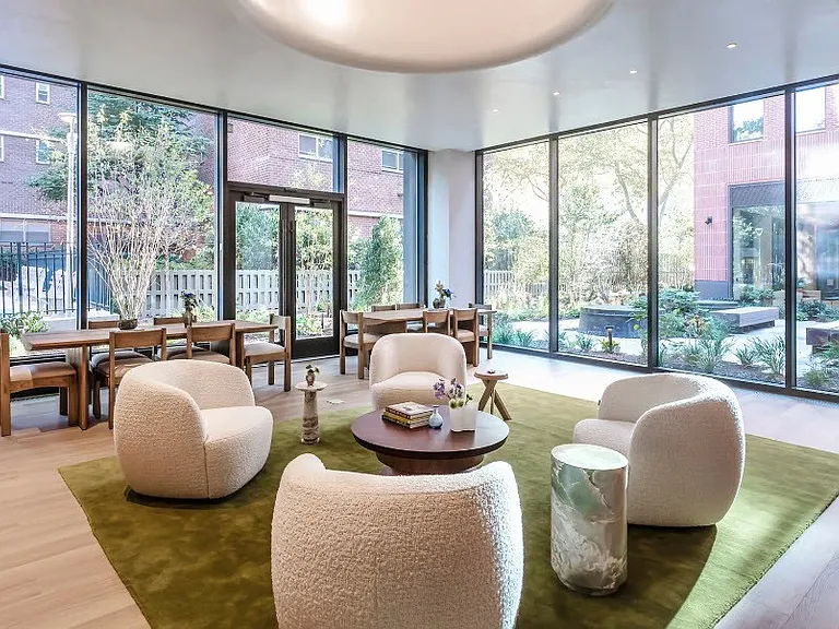 Welcome to Mabel, where modern elegance meets comfort. Our spacious lounge features large windows, stylish furnishings, and a warm ambiance. Perfect for relaxation or socializing. Explore your new home today!