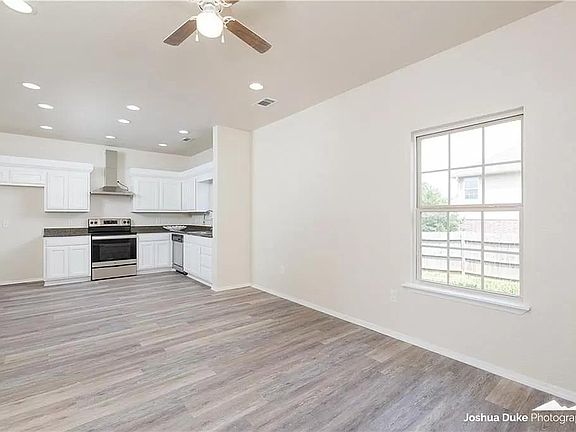 Open concept living room and kitchen