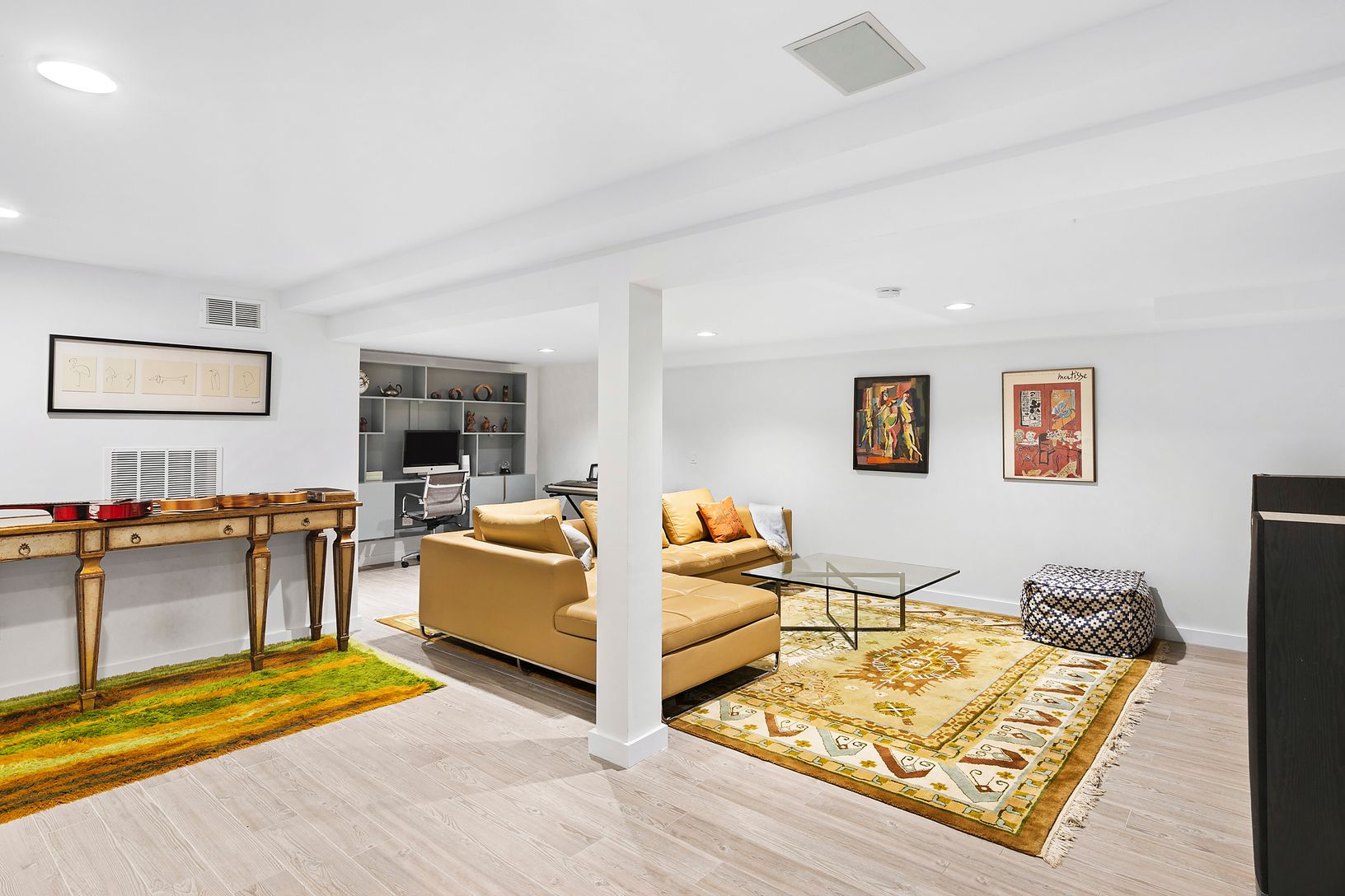  Lower Level Media/Office Area