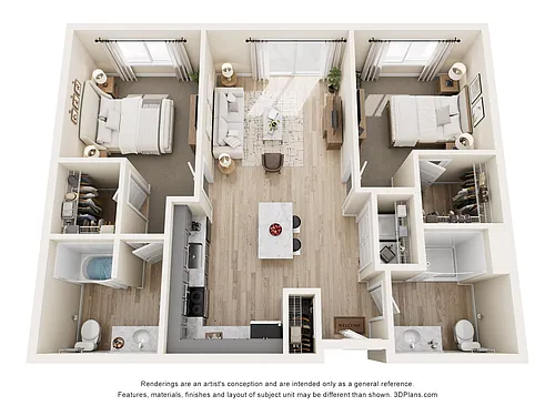 Floor plan Oaks II Canopy