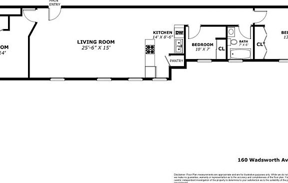 2nd image of 160 Wadsworth Ave APT 408