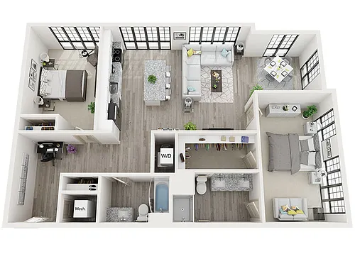 Floor plan B5 (OH)