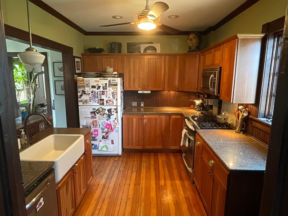 Kitchen view from front hall