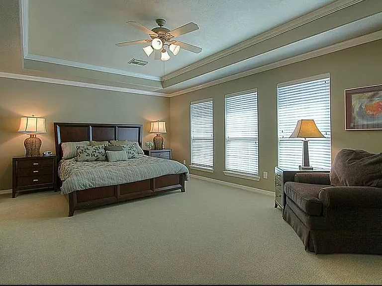 Huge master's bedroom on the second floor