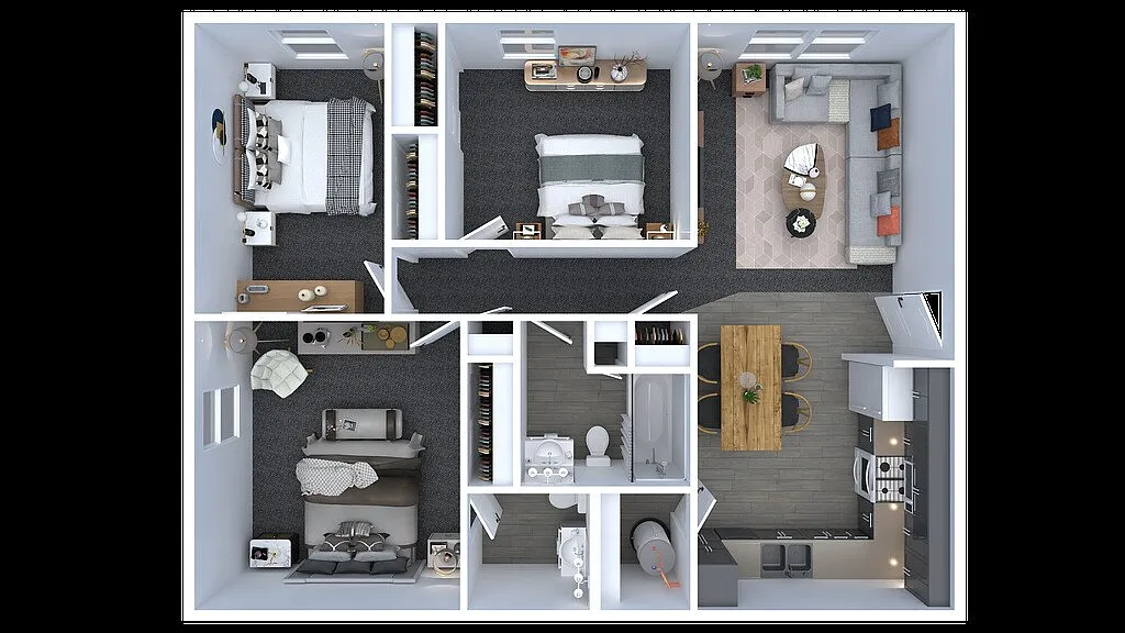 Floor plan 3 Bedroom
