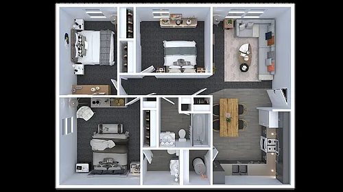 Floor plan 3 Bedroom