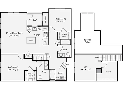 Floor plan B3L