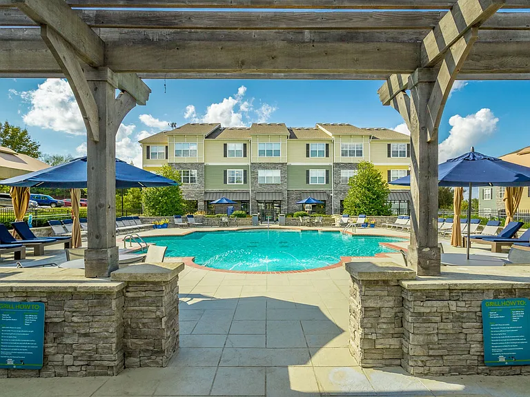 Relax poolside at Amberleigh Ridge