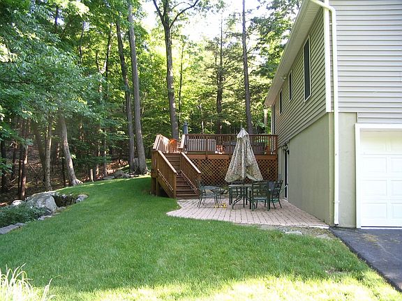 Belgian block patio