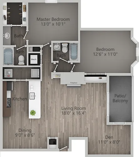 Floor plan Greenwich