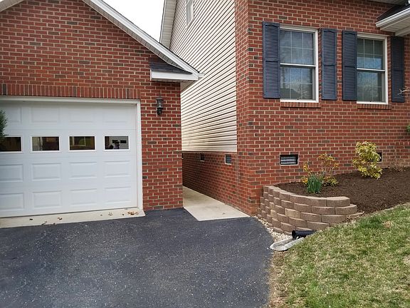 Garage and walkway