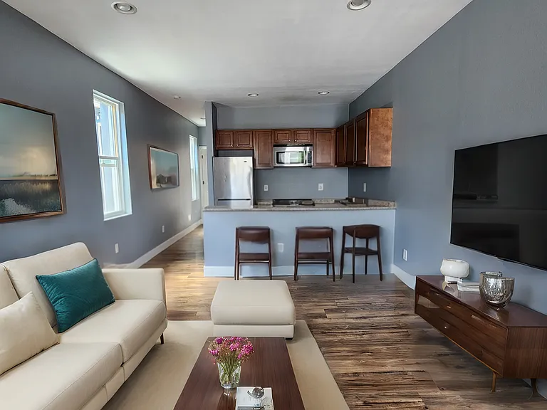 Virtually Staged Living Room