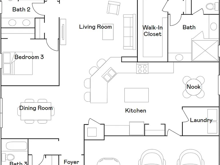 Lennar's Tivoli floorplan