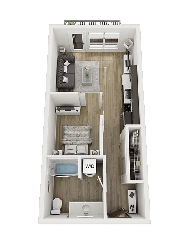 Floor plan Studio