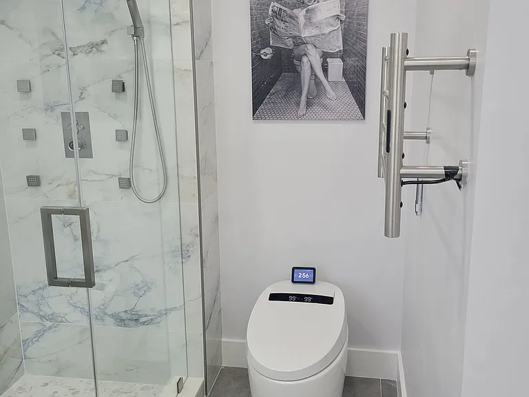 Master Bathroom with Smart Toilet
