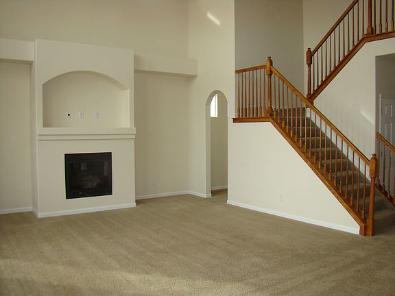 Fireplace in living room