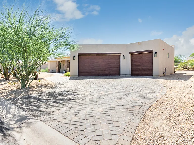 THREE CAR GARAGE.