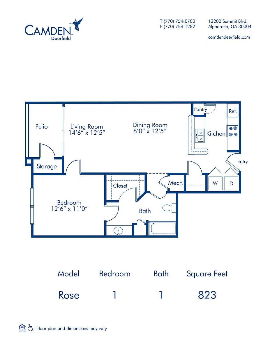 Floor plan Rose