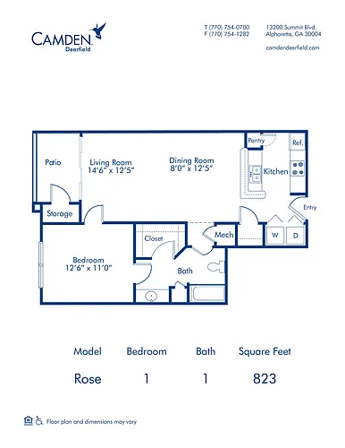 Floor plan Rose