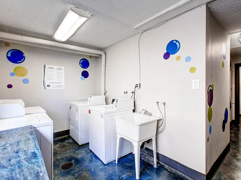 Our Apartment Building Laundry Room at Off Broadway Flats in Englewood Colorado