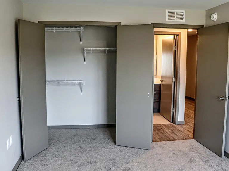 Plenty of closet and storage room.