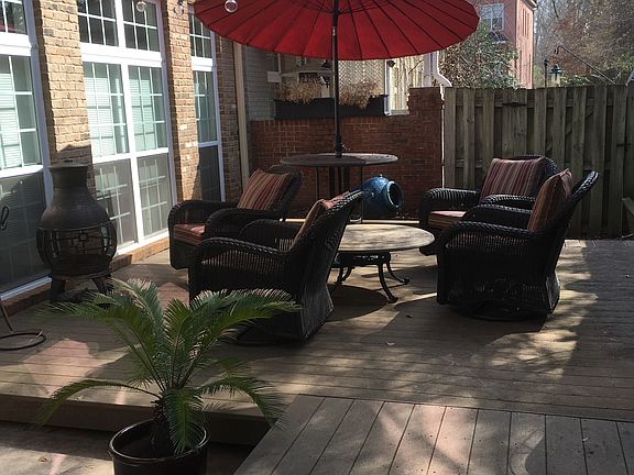 Back Decked Patio