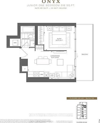 1st image of 3 Gloucester St E #2203