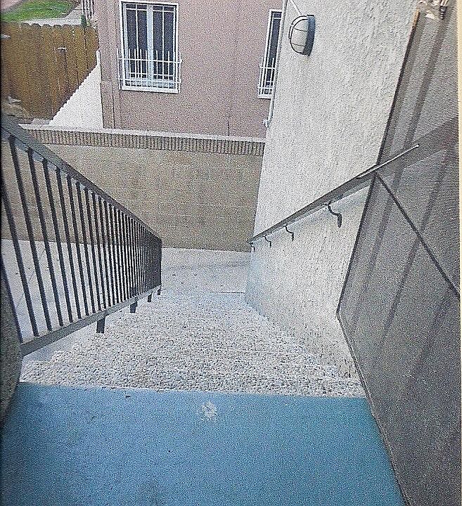 Upper unit above garages...NO downstairs neighbors