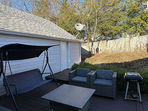 Backyard seating 