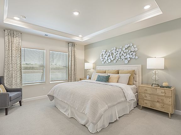 Newport floorplan modeled at another Meritage Homes 174 community.