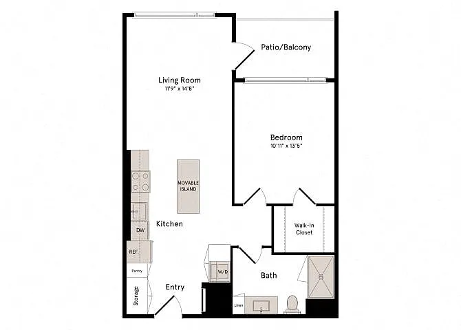 Floor plan 1B6