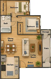 One Bedroom One Bedroom