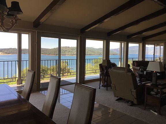 Living room lake view