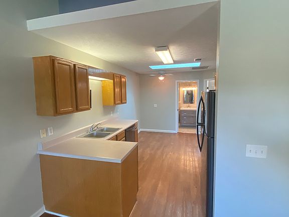 Galley Kitchen with breakfast nook